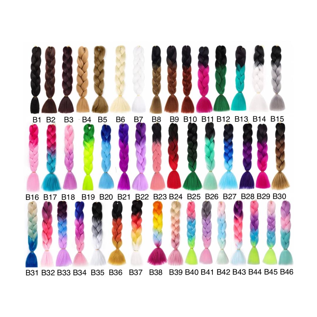 Tiewell Diamond Braid Assorted Colours